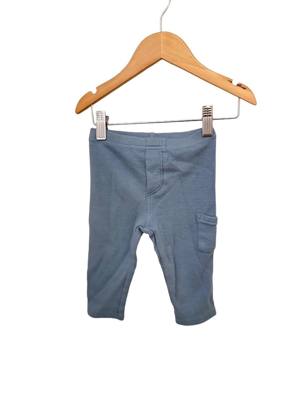 GAP Light Blue Waggle Cargo Pocket Leggings 12 months